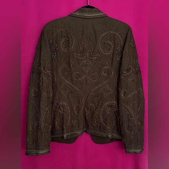 Sutton Studio Embellished Blazer Jacket - Picture 2 of 4